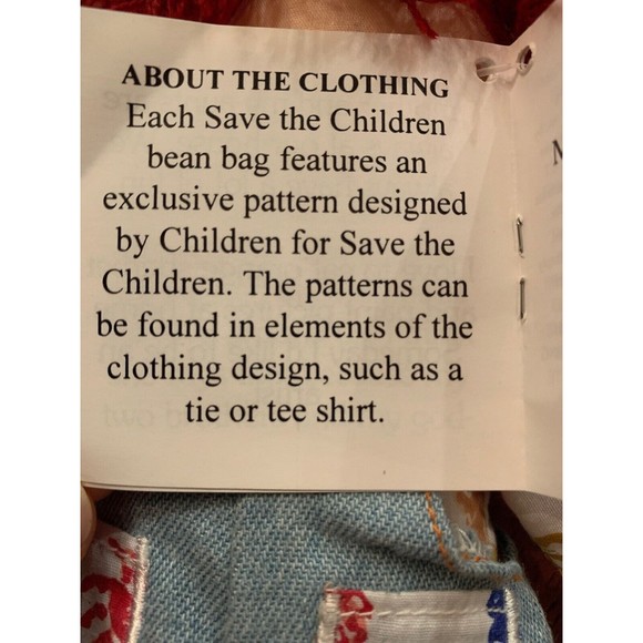 Save the Children Foundation Mackenzie Bean Bag Doll - Picture 10 of 11